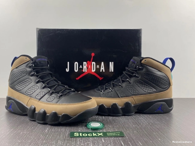 MaikeSneakers Retro Jordan 9 Concord Olive CT8019-034 Air 0705
